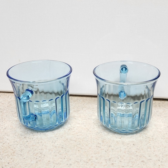 Set of 2 Fortecrisa Blue Mugs - Picture 3 of 8